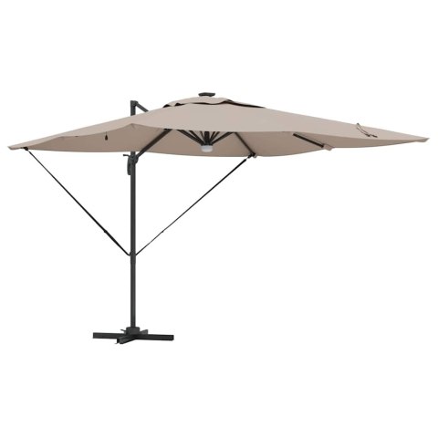 Parasol Roma Ze LED Lights Ciemnoszary 286 x 284 x 270 cm