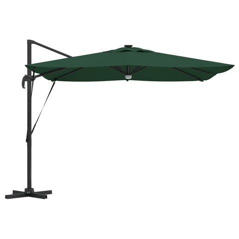 Parasol Roma Zielony 286 x 284 x 270 cm Aluminium i Poliester