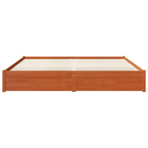 Ramka łóżka Woskowy Brąz 180 x 200 cm Lite drewno sosnowe