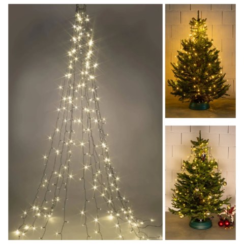 Kurtyna świetlna 300 lampek LED na choinkę