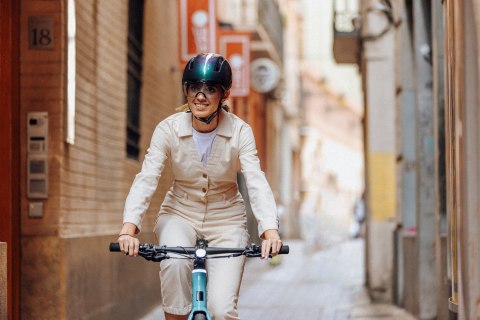 Kask Rowerowy HJC CALIDO PLUS Biało-Szary PEARL WHITE GREY r.M