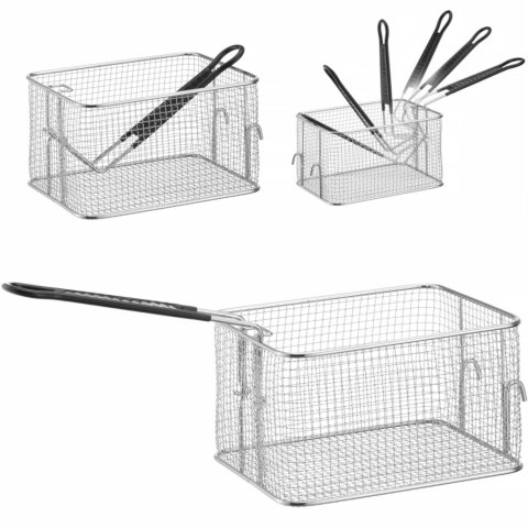 Kosz do frytkownicy elektrycznej z uchwytem 8 l 238x190x140 mm