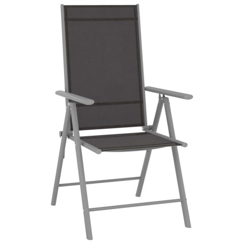 5-cz. zestaw mebli jadalnianych do ogrodu, aluminium/textilene