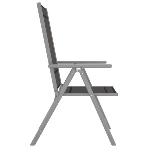 5-cz. zestaw mebli jadalnianych do ogrodu, aluminium/textilene