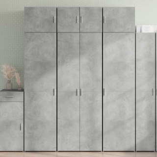 Szafka, szarość betonu, 70x42,5x225 cm, materiał drewnopochodny