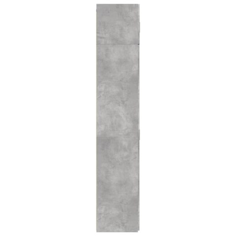 Szafka, szarość betonu, 70x42,5x225 cm, materiał drewnopochodny