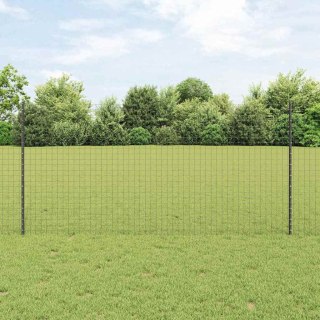 Słupek ogrodzeniowy. 44 pcs Szary 160 cm Stal