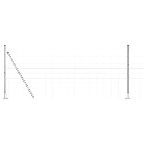 Słupek ogrodzeniowy. Galwanizowany 50 x 1 m Stal