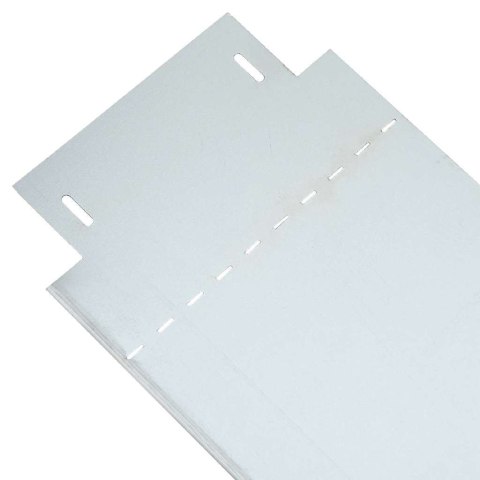 Obrzeża trawnikowe 30 pcs Srebrny 100 x 25 x 0,07 cm