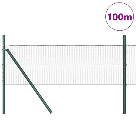 Słupek ogrodzeniowy. Szary 100 x 0,4 m (siatka 13 mm)