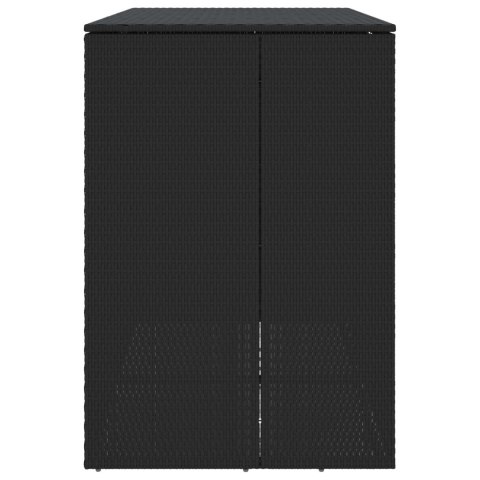 Pojemnik na śmieci 2 pcs Czarny 65 x 80 x 115 cm Polietylen