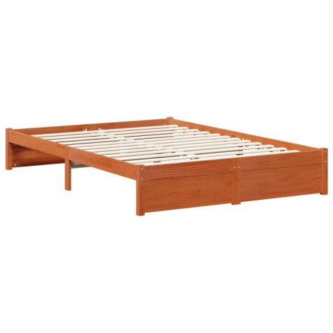 Ramka łóżka z szufladą 3 pcs Woskowy Brąz Lite drewno sosnowe