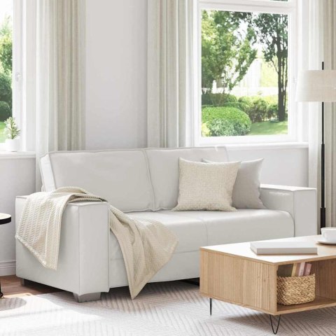 Sofa Biały 180 x 80 x 84 cm tkanina