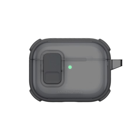 Etui do słuchawek AirPods Pro 3 Titan Pro Mag Case Clear - czarne