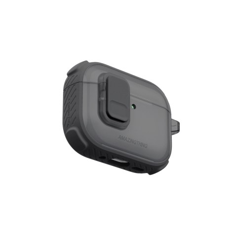 Etui do słuchawek AirPods Pro 3 Titan Pro Mag Case Clear - czarne