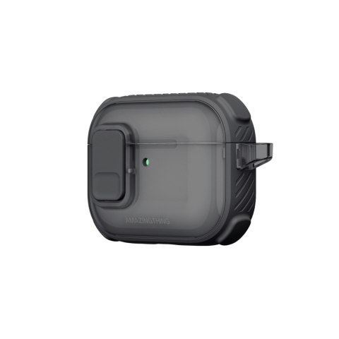 Etui do słuchawek AirPods Pro 3 Titan Pro Mag Case Clear - czarne