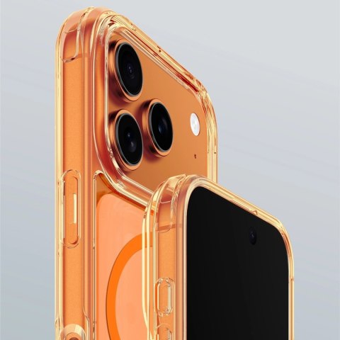 Etui pokrowiec case na iPhone 17 Pro Minimal MagSafe - pomarańczowy