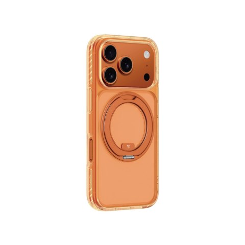 Etui pokrowiec case na iPhone 17 Pro Titan Pro Spin MagSafe - pomarańczowy