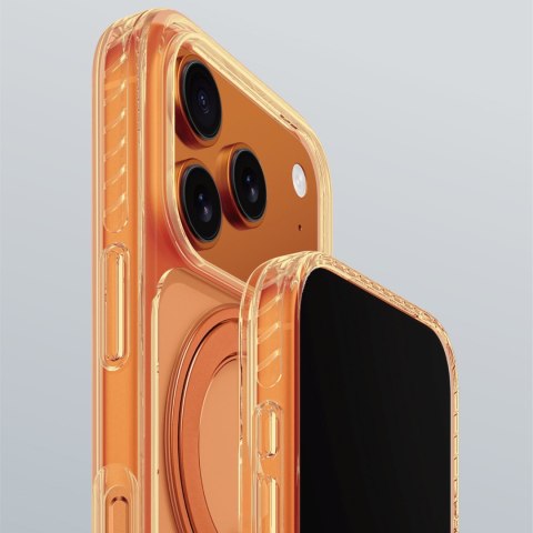 Etui pokrowiec case na iPhone 17 Pro Titan Pro Spin MagSafe - pomarańczowy