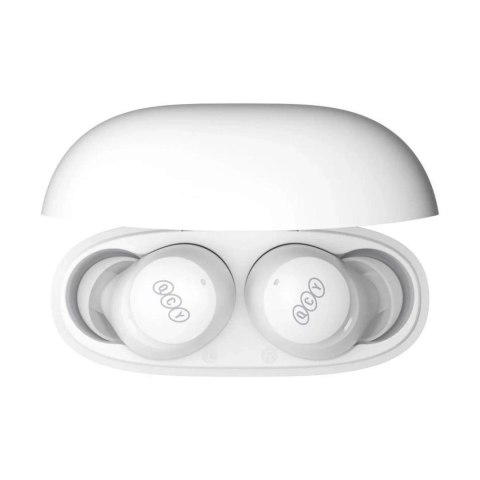 Słuchawki bezprzewodowe dokanałowe HT07 ArcBuds Bluetooth TWS - białe