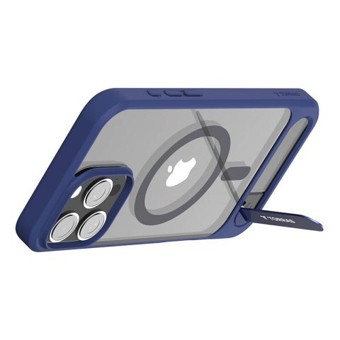 Etui magnetyczne TORRAS Pstand Series iPhone 16 Pro (niebieskie)