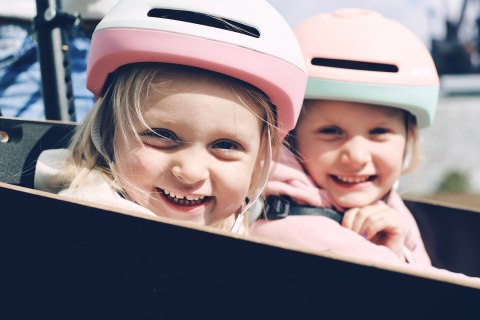 Kask Rowerowy HJC GLEO MT GREY PINK dzięcięco-młodzieżowy