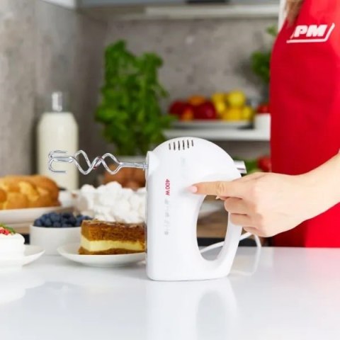 Mikser ręczny MPM MMR-25 biały 400W