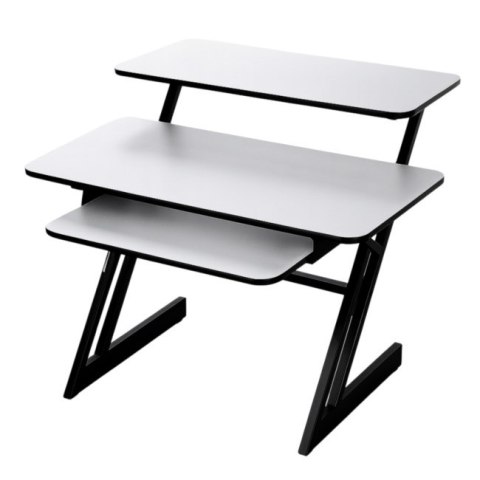 SD3 - Biurko studyjne stanowisko robocze blat półka na sprzęt audio wysuwana półka na klawiaturę 91,4 cm