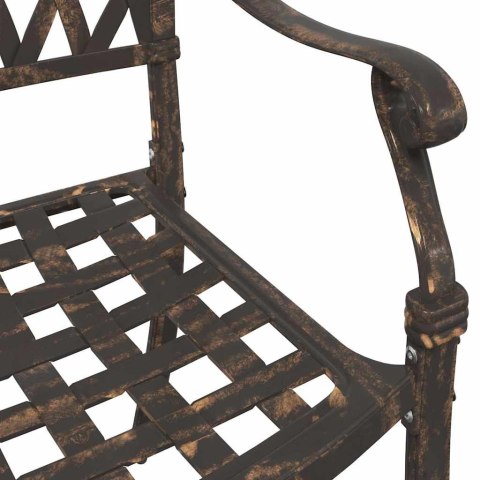 Zestaw stołów ogrodowych 3 pcs kolor bronzu Aluminium odlewane
