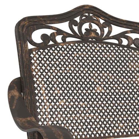 Zestaw stołów ogrodowych 3 pcs kolor bronzu Aluminium odlewane