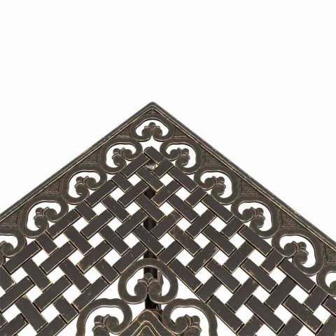 Zestaw stołów ogrodowych 3 pcs kolor bronzu Aluminium odlewane