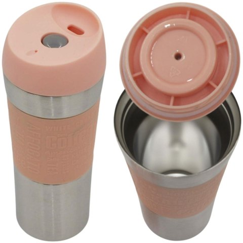 KUBEK TERMICZNY TURYSTYCZNY EXCELLENT HOUSEWARE 350L RÓŻOWY
