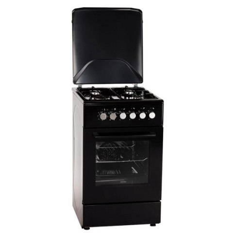 Kuchnia gazowo-elektryczna MPM-56-KGM-12B czarna 50cm, termoobieg