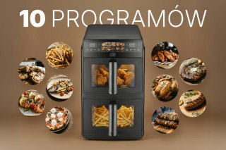 PROMIS FRYTOWNICA BEZTŁUSZCZOWA PIONOWA PODWÓJNA 1