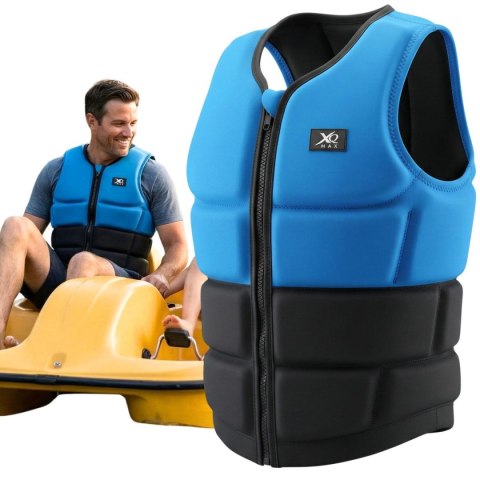 KAMIZELKA NEOPRENOWA ASEKURACYJNA SUP XQMAX R.S BLUE/ BLACK