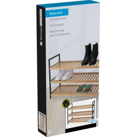 PÓŁKA REGAŁ NA BUTY 3 POZIOMY BAMBUS EXCELLENT HOUSEWARE