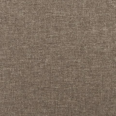 Rama łóżka bez materaca, taupe, 200x200 cm, obita tkaniną