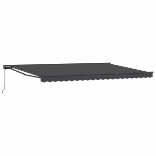 Rama markizy Antracyt 500 × 300 cm Poliester z powłoką PU