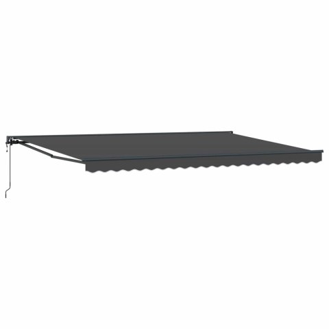 Rama markizy Antracyt 500 × 300 cm Poliester z powłoką PU