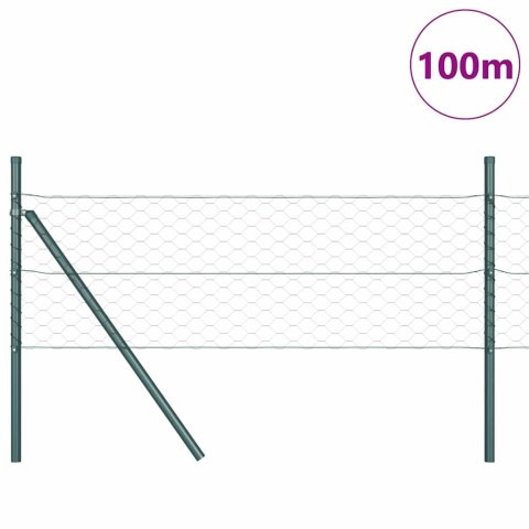 Słupek ogrodzeniowy. Szary 100 x 0,4 m (siatka 50 mm)