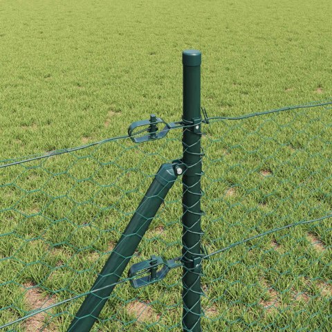 Słupek ogrodzeniowy. Zielony 100 x 0,4 m (siatka 36 mm)