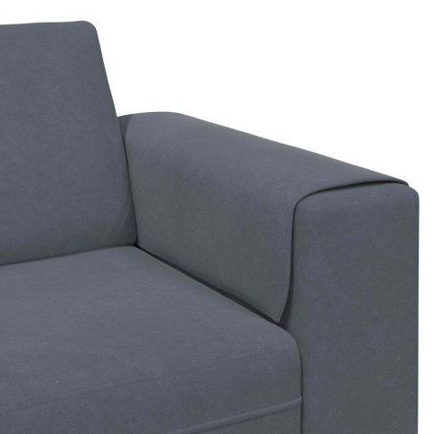 Sofa do salonu Ciemnoszary 250 x 77 x 76 cm