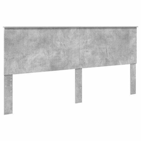 Łóżko z miejscem do przechowywania Betonowy szary 200 x 200 cm