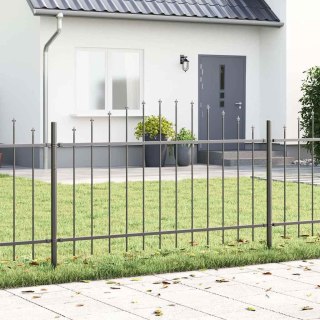Ogrodzenie Ogrodowe 5 pcs Szary 170 x 140 cm