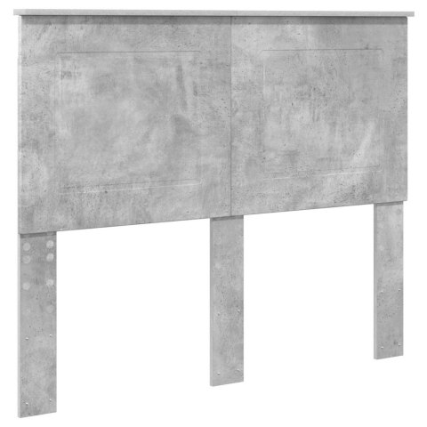 Ramka łóżka Betonowy szary 135 x 190 cm Materiał drewnopochodny