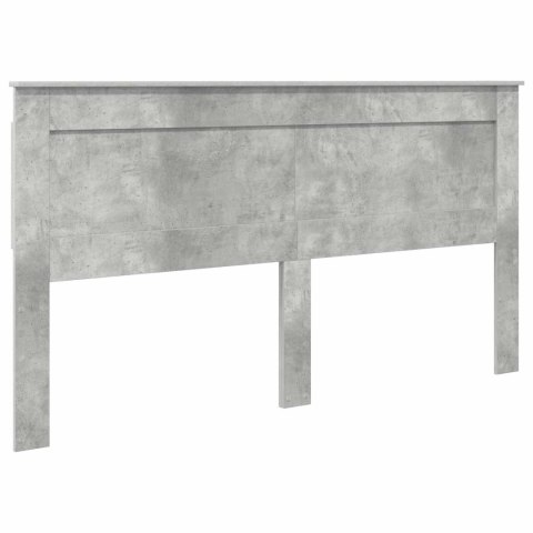 Ramka łóżka Betonowy szary 180 x 200 cm Materiał drewnopochodny