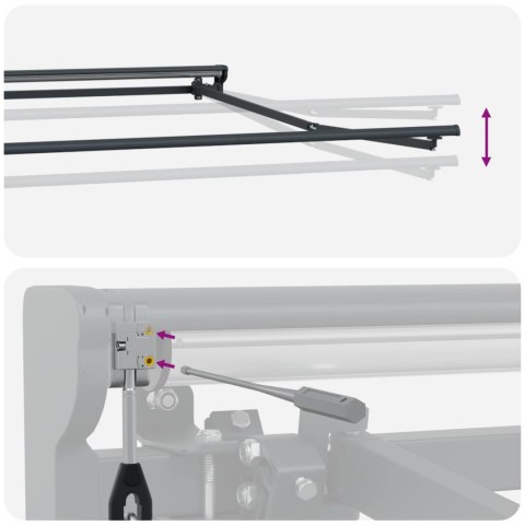 Elektryczna Rozkładana Markiza Antracyt 4 × 3,5 m