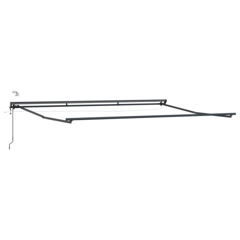 Elektryczna Rozkładana Markiza Niebieski i biały 5 × 3,5 m