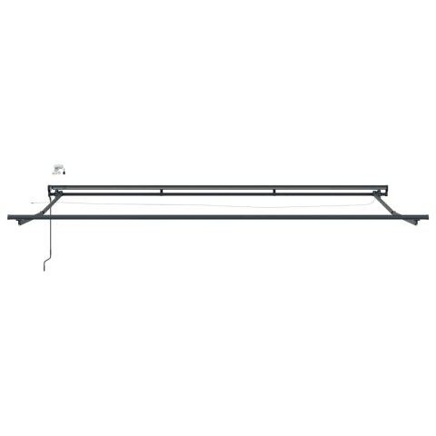 Elektryczna Rozkładana Markiza Żółty i Biały 4,5 × 3 m