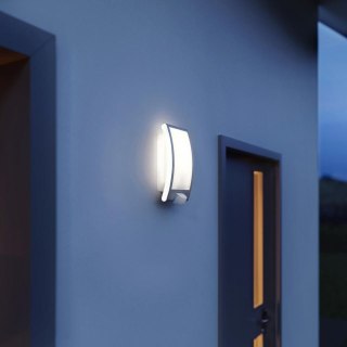 Lampa elewacyjna z czujnikiem ruchu i zmierzchu Steinel L 22 S PIR max.60W E27 IP44 IK03 230V antracyt / stal nierdzewna